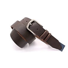 Ремінь класичний KREMEN  brown 416