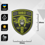Шеврон ПВХ Танкіст Olive