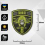 Шеврон ПВХ Танкіст Olive
