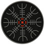 Шеврон ПВХ Шолом Жаху Black/Grey