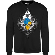 Світшот Heart of Ukraine GANK Black