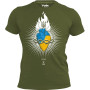 Футболка Heart of Ukraine GANK Olive