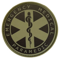 Шеврон ПВХ Круглий Paramedic Olive