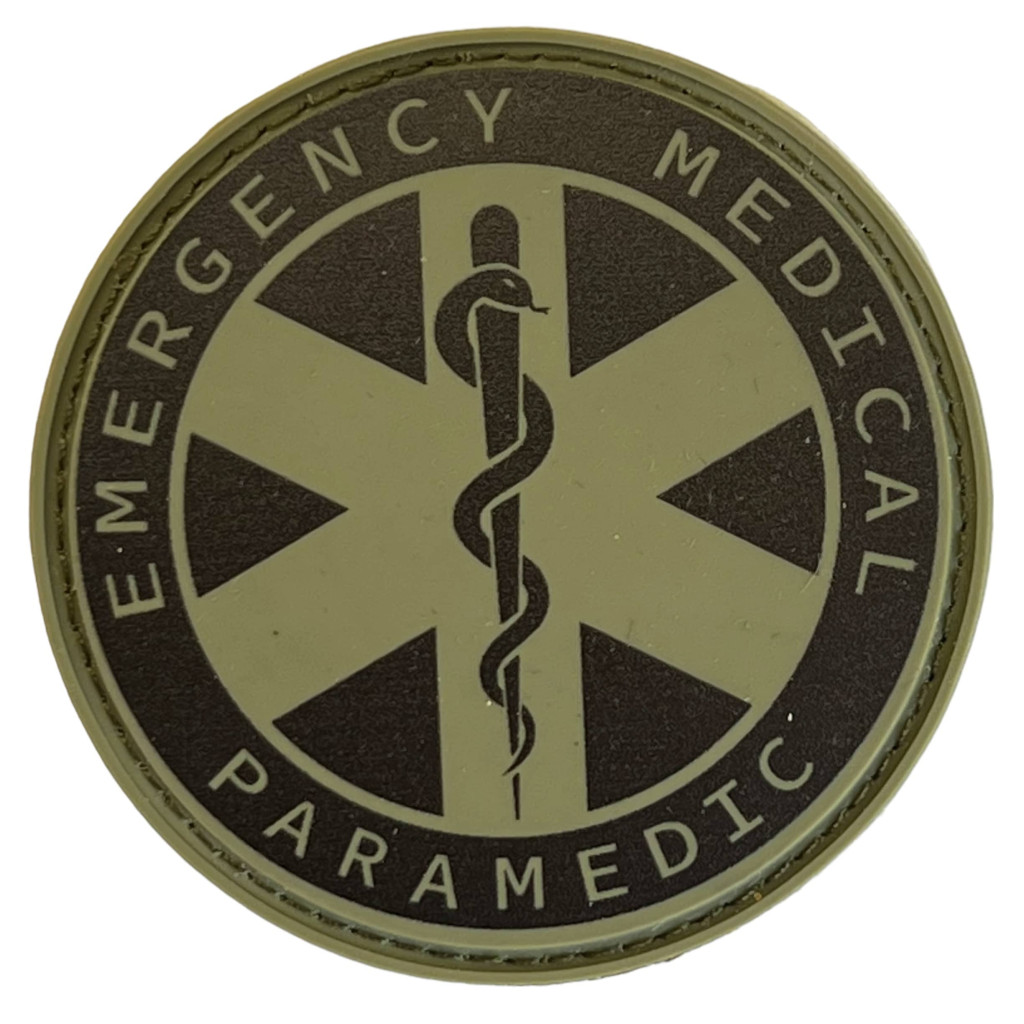Шеврон ПВХ Круглий Paramedic Olive