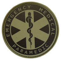 Шеврон ПВХ Круглий Paramedic Olive