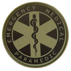 Шеврон ПВХ Круглий Paramedic Olive