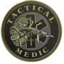 Шеврон ПВХ Круглий Tactical Medic Olive