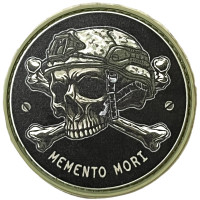 Шеврон ПВХ Memento Mori Skull