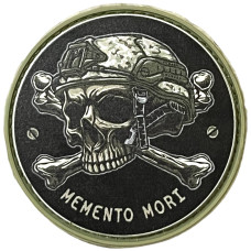Шеврон ПВХ Memento Mori Skull