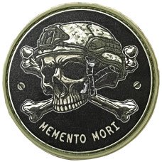 Шеврон ПВХ Memento Mori Skull