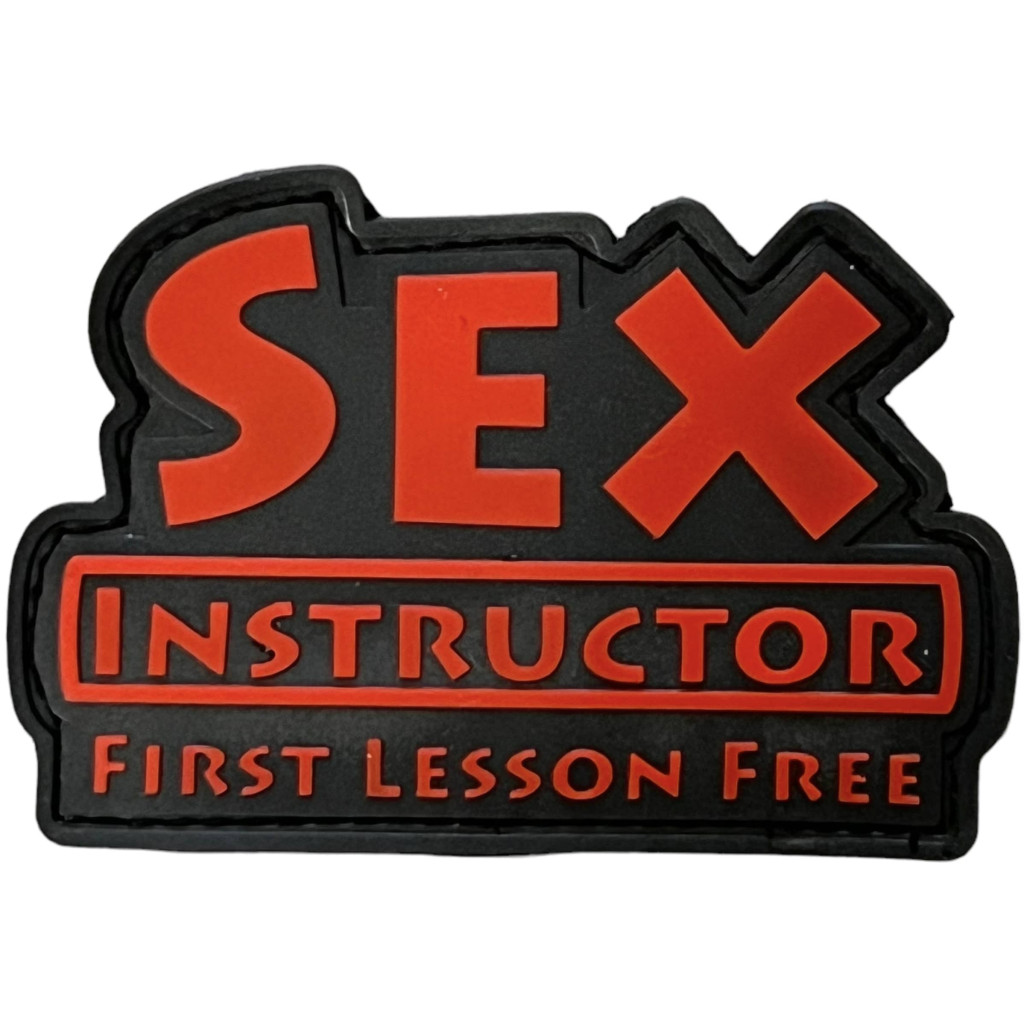 Шеврон ПВХ Sex Instructor Black/Red