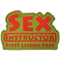 Шеврон ПВХ Sex Instructor Coyote/Red