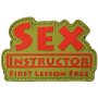 Шеврон ПВХ Sex Instructor Coyote/Red