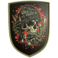 Шеврон ПВХ Back to Hell Black