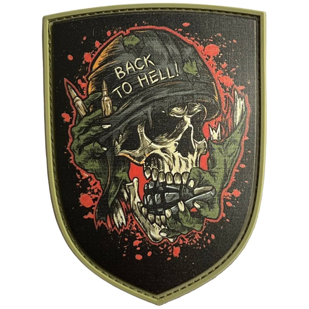 Шеврон ПВХ Back to Hell Black