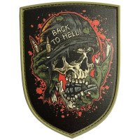 Шеврон ПВХ Back to Hell Black