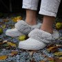 Утеплені клоги (сабо) HUSKY Khaki grey