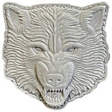 Шеврон ПВХ Вовк Grey