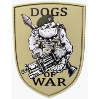 Шеврон ПВХ Щит Dogs Of War Olive