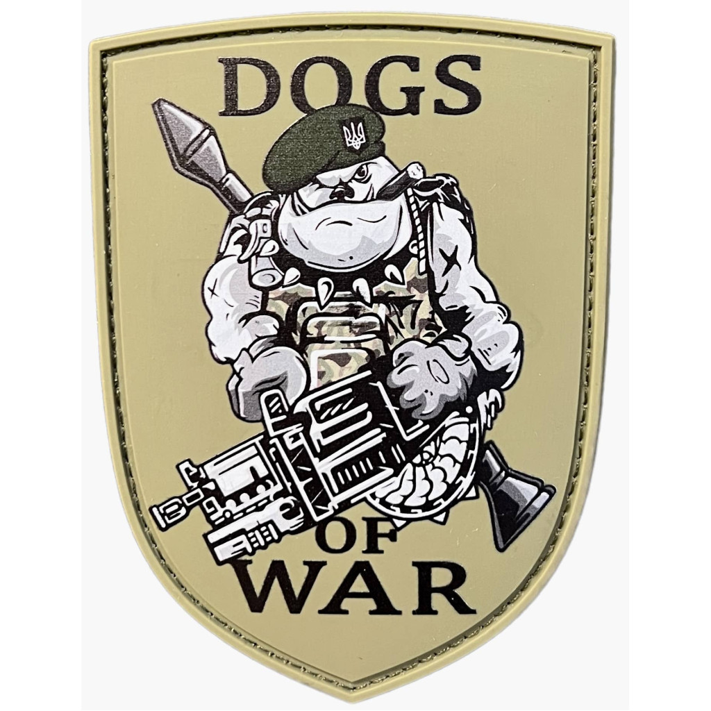 Шеврон ПВХ Щит Dogs Of War Olive