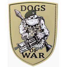 Шеврон ПВХ Щит Dogs Of War Olive