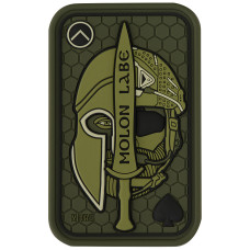 Шеврон ПВХ Molon Labe Ace 3D PVC Olive
