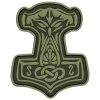 Шеврон ПВХ Молот Тора PVC Olive