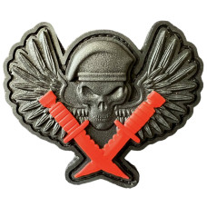 Шеврон ПВХ Захисник Black/Red