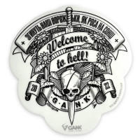 Наліпка Welcome To Hell GANK White