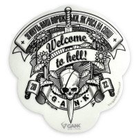 Наліпка Welcome To Hell GANK White