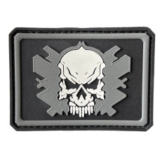 Шеврон ПВХ Ghost Black/Grey