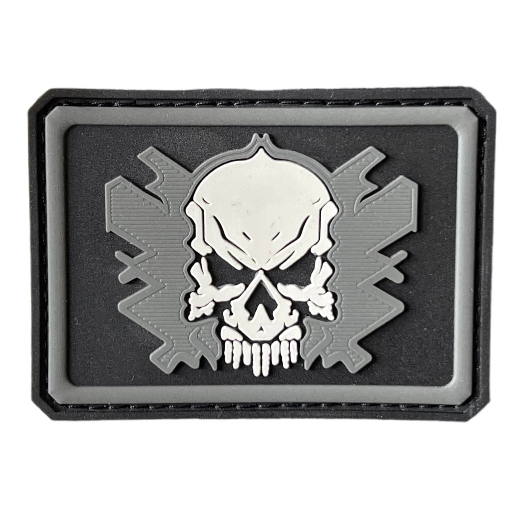Шеврон ПВХ Ghost Black/Grey