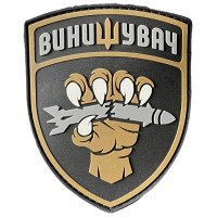 Шеврон ПВХ Винищувач Хижак Coyote