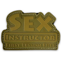 Шеврон ПВХ Sex Instructor Coyote