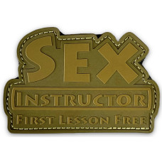 Шеврон ПВХ Sex Instructor Coyote