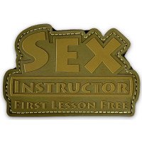 Шеврон ПВХ Sex Instructor Coyote