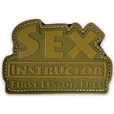 Шеврон ПВХ Sex Instructor Coyote