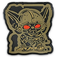 Шеврон ПВХ Майстер йода воїн Coyote