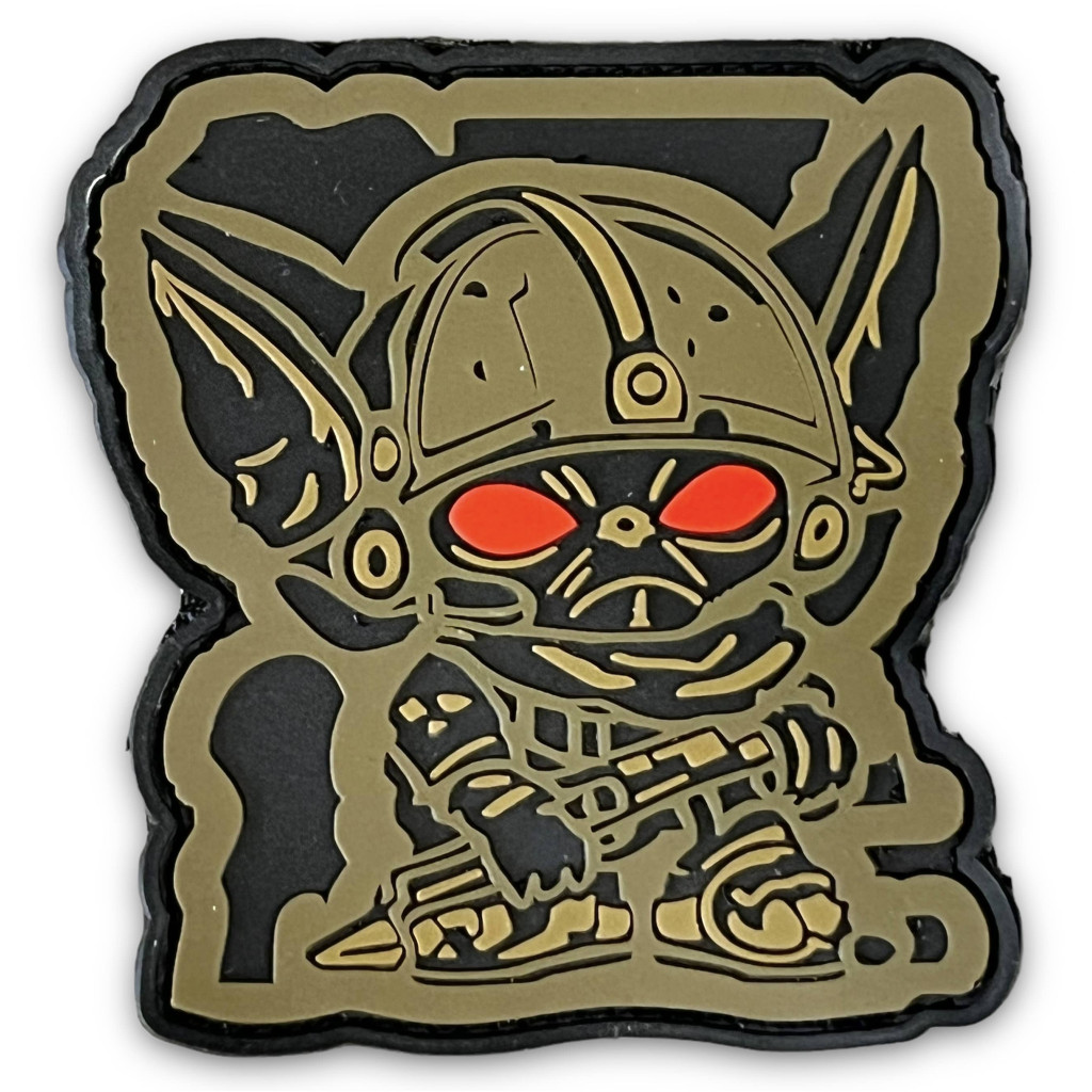 Шеврон ПВХ Майстер йода воїн Coyote