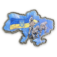 Шеврон ПВХ Мапа Слава ЗСУ Gen2