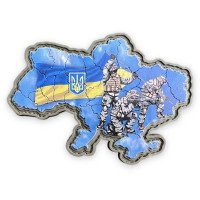 Шеврон ПВХ Мапа Слава ЗСУ Gen2