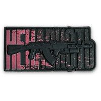 Шеврон ПВХ Ненависть Black/Red