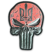 Шеврон ПВХ Punisher UPA Black/Red
