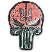 Шеврон ПВХ Punisher UPA Black/Red