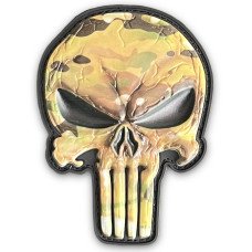 Шеврон ПВХ Punisher Camo Coyote