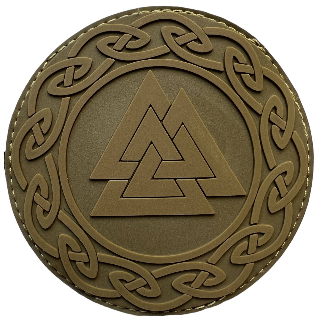 Шеврон ПВХ Valknut Coyote