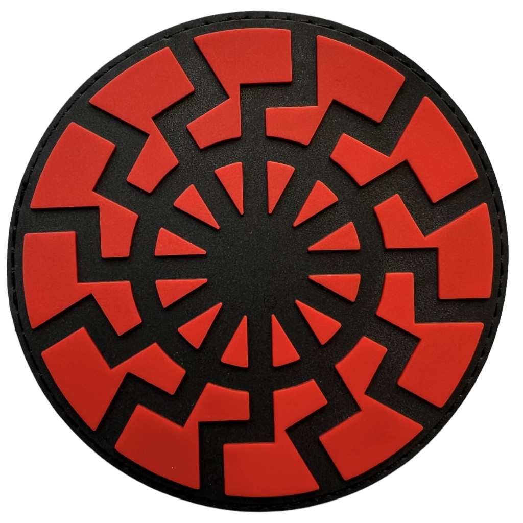 Шеврон ПВХ Black Sun Black/Red