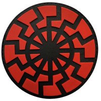Шеврон ПВХ Black Sun Black/Red