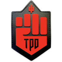 Шеврон ПВХ ТРО Black/Red