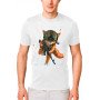 Футболка Котан з Калашматом GANK White